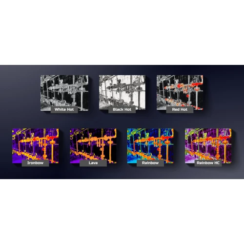 Ręczna kamera termowizyjna Uni-T UTi260B, siedem palet koloru