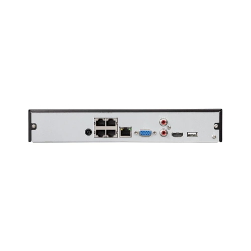 Registrátor 4-kanálový IP PoE BCS-L-NVR0401-4KE-4P(2) 16MPx, BCS Line