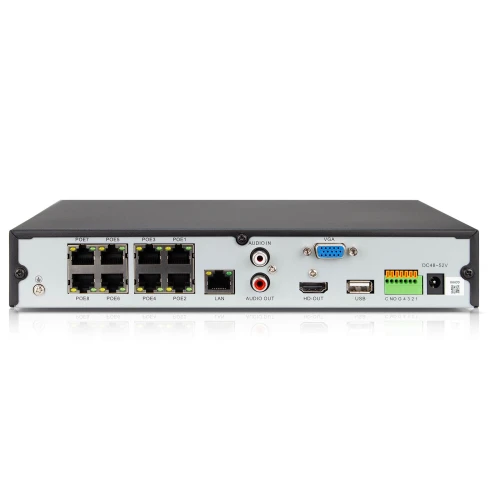 Sieťový záznamník IP 16 kanálov KEEYO LV-V-NVR-16CH-8P 8x PoE