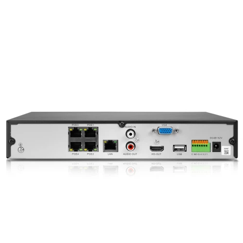Sieťový záznamník IP 9-kanálový KEEYO LV-V-NVR-9CH-4P 4x PoE