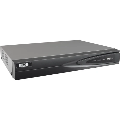 Rekordér IP BCS-V-NVR1601-A-4KE(2) 16 kanálový, 1 diskový, 8 Mpx.