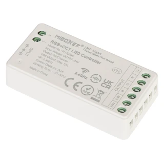Ovládač LED osvetlenia LED-RGBW-WC/RF 2.4 GHz, RGBCCT (RGBWW) 12... 24V DC MiBOXER / Mi-Light