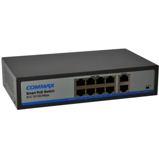 Switch 10-portový CIOT-H8L2 COMMAX IP 8 POE 2 UPLINK