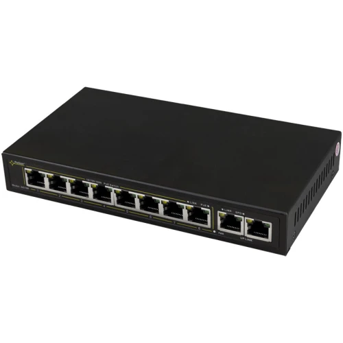 Switch 10-portový SG108 pre 8 IP kamier