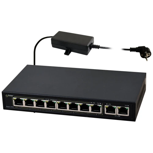 Switch 9-portový S108 pre 8 IP kamier