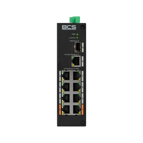 SWITCH POE BBCS-L-SP0801G-1SFP(2) 9-portový