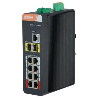 Priemyselný POE switch PFS4210-8GT-DP-V2 8-portový SFP DAHUA