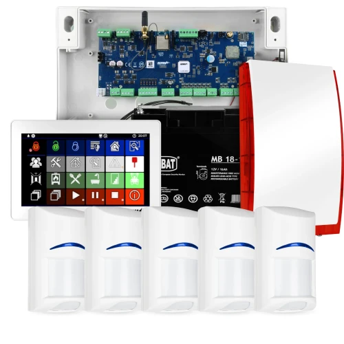 Alarmový systém Ropam NeoLTE-IP-64, 5x detektor BOSCH, TPR-7W, GSM, Wi-Fi