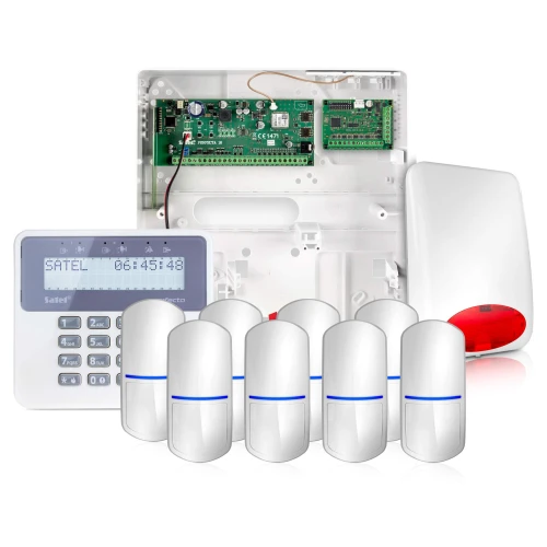 Alarmový systém Satel Perfecta 16, 8x Senzor, Ovládací panel LCD, Mobilná aplikácia, Notifikácia