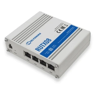 Teltonika RUTX08 | Priemyselný router | 1x WAN, 3x LAN 1000 Mb/s, VPN