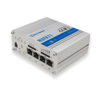 Teltonika RUTX11 | Profesionálny priemyselný router 4G LTE | Cat 6, Dual Sim, 1x Gigabit WAN, 3x Gigabit LAN, WiFi 802.11 AC