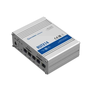 Teltonika RUTX14 | Profesionálny priemyselný router 4G LTE | Cat 12, Dual Sim, 1x Gigabit WAN, 4x Gigabit LAN, WiFi 802.11 AC Wave 2