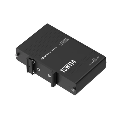 Teltonika TSW114 | Switch | 5x RJ45 1000Mb/s, DIN lišta