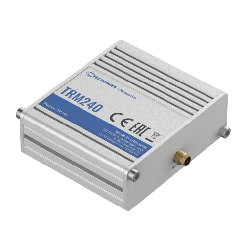 Teltonika TRM240 | Priemyselný modem | 4G/LTE (Cat 1), 3G, 2G, mini SIM, IP30