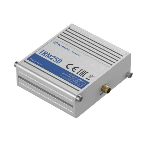 Teltonika TRM250 | Priemyselný modem | 4G/LTE (Cat M1), NB-IoT, 3G, 2G, mini SIM, IP30
