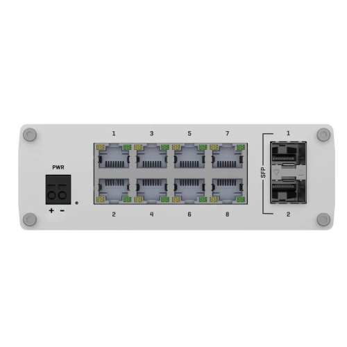 Teltonika TSW210 | Prepínač | 8x RJ45 1000Mb/s, 2x SFP