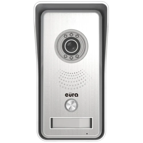 Videotelefon EURA VDP-33A3 LUNA obrazovka 7, podpora 2 vstupov, pamäť obrázkov, čítačka priblížených kľúčov