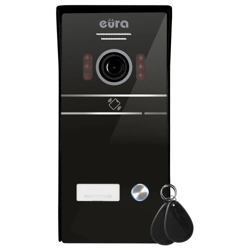 Videotelefon EURA VDP-98C5 - čierny, dotykový, LCD 10'', AHD, WiFi, pamäť obrazov, SD 128GB