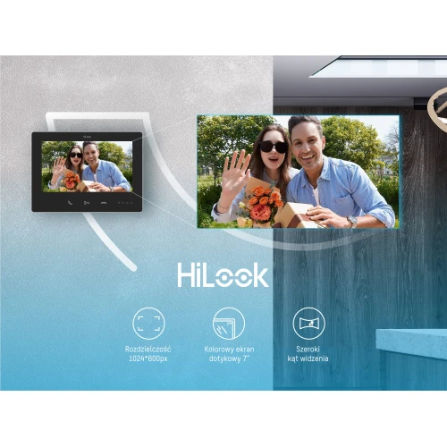 Wideodomofón HD-VIS-02-K, 2-žilový, IP, WiFi, aplikácia HiLook od Hikvision