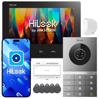 Wideodomofón HD-VIS-02-K, 2-žilový, IP, WiFi, aplikácia HiLook od Hikvision
