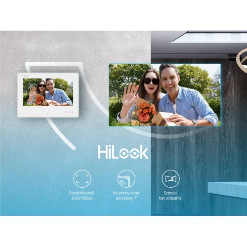 Wideodomofón HD-VIS-02-K, 2-žilový, IP, WiFi, aplikácia HiLook od Hikvision