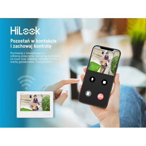 Wideodomofón HD-VIS-02-K, 2-žilový, IP, WiFi, aplikácia HiLook od Hikvision
