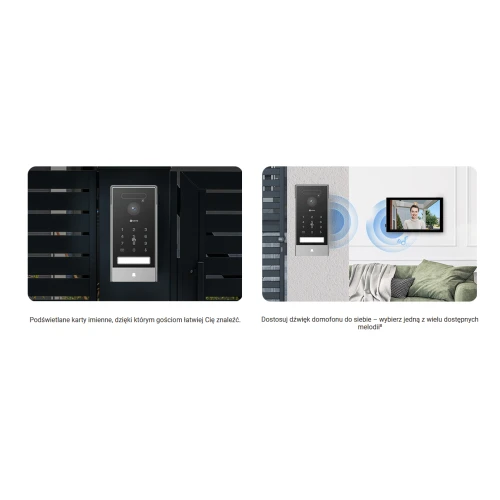 WiFi videovrátnik EZVIZ HP7 PRO 4K, Overenie tváre, Diaľkové otváranie, Detekcia pohybu