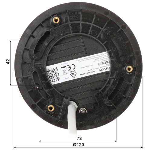 Vandaloodolná IP kamera DS-2CD2546G2-IS(2.8MM)(C)(BLACK) ACUSENSE - 4 Mpx HIKVISION