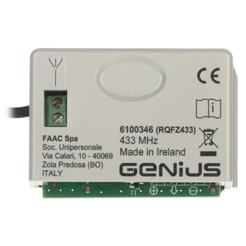 Rádiový modul pre brány GENIUS-XF433