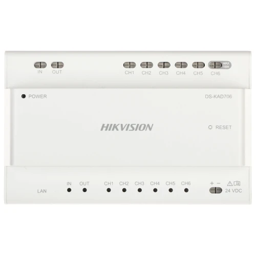 Switch DS-KAD706 pre 2-vodičové videotelefóny HIKVISION