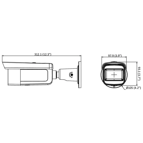 Vandalizmu odolná IP kamera DS-2CD2643G2-IZS (2.8-12mm) Hikvision