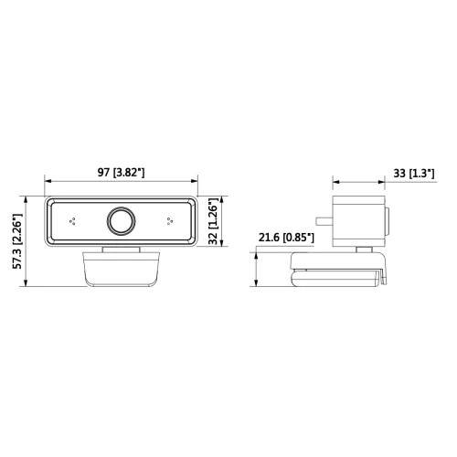 USB internetová kamera HAC-UZ3-A-0360B-ENG Full HD DAHUA