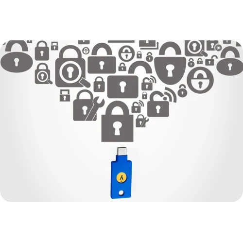 Yubico SecurityKey C NFC - Hardvérový kľúč U2F FIDO/FIDO2