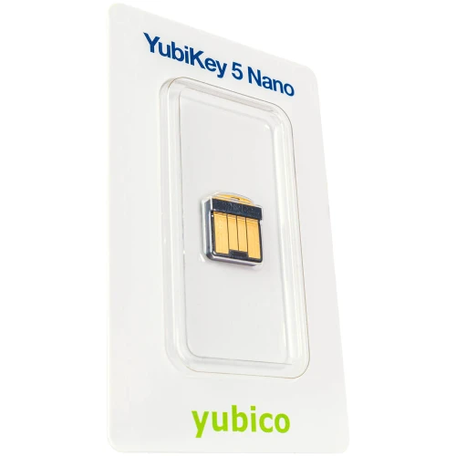 Yubico YubiKey 5 Nano - Hardvérový kľúč U2F FIDO/FIDO2