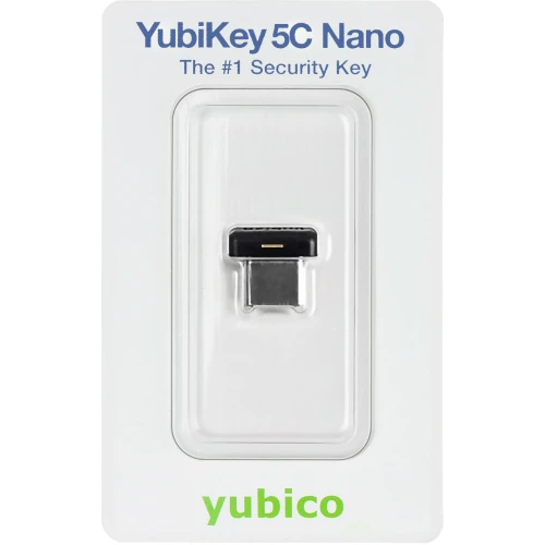 Yubico YubiKey 5C NANO - Hardvérový kľúč U2F FIDO