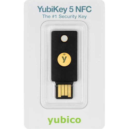 Yubico YubiKey 5 NFC - Hardvérový kľúč U2F FIDO/FIDO2