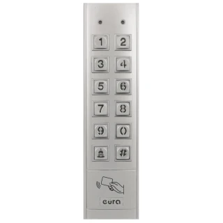 Šifrovací zámok EURA AC-14A1 - 1 výstup, blízkostná karta, nástenný, tlačidlo zvončeka
