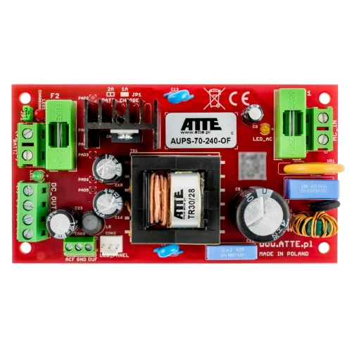Zasilacz buforowy SMPS 24V 3A 72W ATTE AUPS-70-240-OF