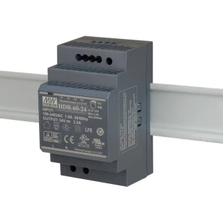 Napájač na DIN lištu 24VDC/2,5A HDR-60-24