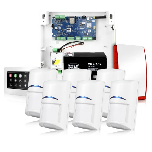 Alarmový set Ropam NEOLTE-IP-SET, 1x Signalizátor, 6x Pohybový senzor, 1x Ovládač, príslušenstvo