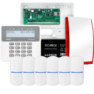 Súprava alarmu SATEL PERFECTA 32 IP, 6x detektor PET, siréna, ovládač