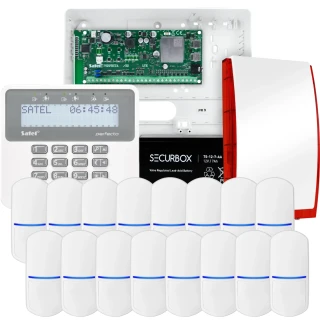 Súprava alarmu SATEL PERFECTA 32 LTE, 16x PET senzor, siréna, ovládač