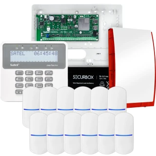 Súprava alarmu SATEL PERFECTA 32-WRL LTE, 12x detektor PET, siréna, ovládač