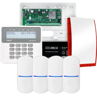 Súprava alarmu SATEL PERFECTA 32-WRL LTE, 4x detektor, siréna, ovládač