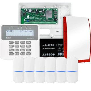 Súprava alarmu SATEL PERFECTA 32-WRL LTE, 6x detektor PET, siréna, ovládač
