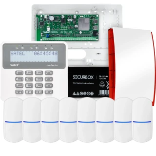Súprava alarmu SATEL PERFECTA 32-WRL LTE, 8x detektor, siréna, ovládač