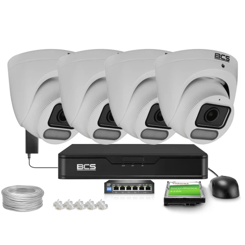 Kamera IP BCS-P-EIP28FCL3-Ai1 8 Mpx, WhiteLight, WDR120dB, NightColor