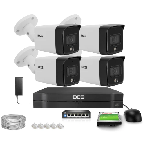 IP tubová kamera BCS-L-TIP18FCR3L3-AI1, 8Mpx, 1/2.7" CMOS, 2.8mm BCS