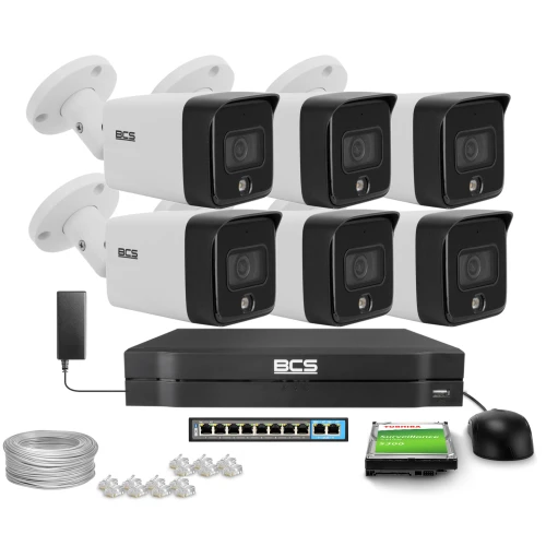 IP tubová kamera BCS-L-TIP18FCR3L3-AI1, 8Mpx, 1/2.7" CMOS, 2.8mm BCS