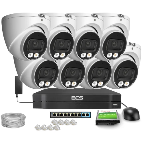 IP kopulová kamera 4Mpx BCS-L-EIP14FCR3L3-Ai1, SkyLight, IR 30m, WDR 120dB